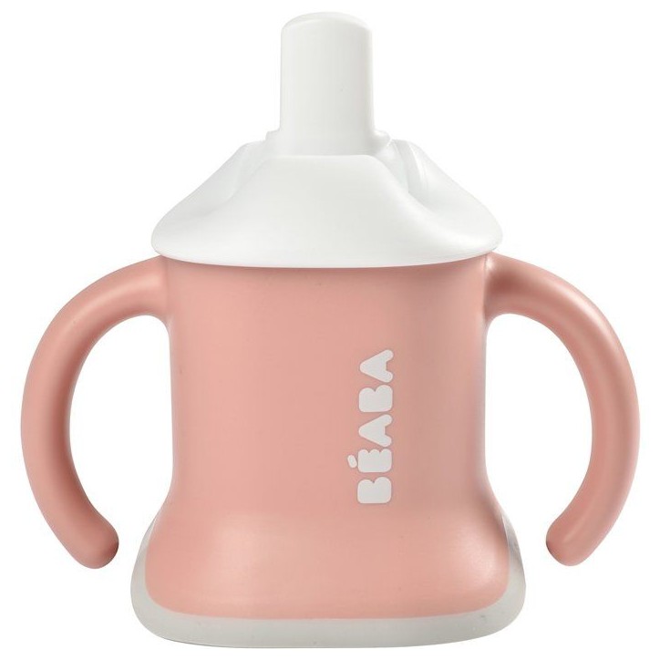Tasse 3-en-1 - BEABA - Evoluclip - Vieux rose Tasse 3-en-1 - BEABA - Evoluclip - Vieux rose