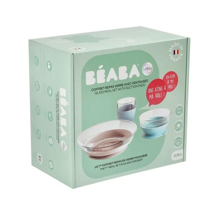 Béaba Repas Coffret Verre Jungle 4 pieces