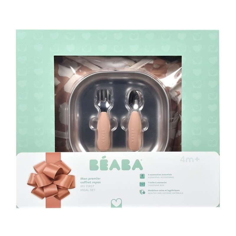 Coffret cadeau 1er repas - BEABA - Savannah Bloom