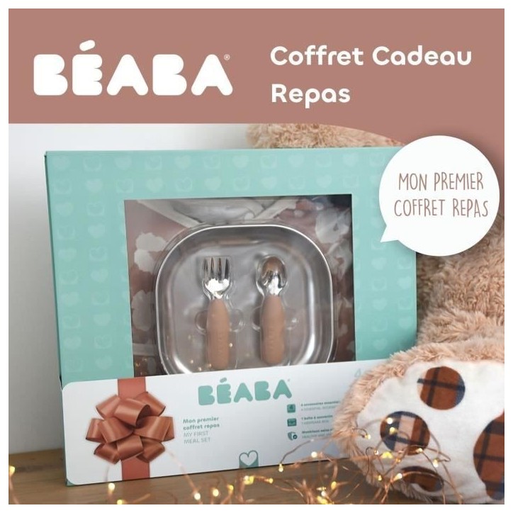Coffret cadeau 1er repas - BEABA - Savannah Bloom Coffret cadeau 1er repas - BEABA - Savannah Bloom