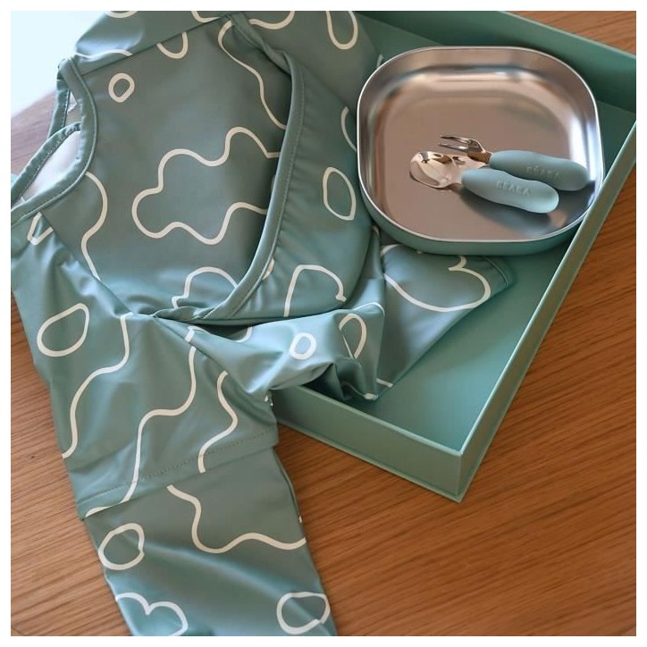 Coffret cadeau 1er repas - BEABA - Vert Sauge Coffret cadeau 1er repas - BEABA - Vert Sauge