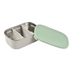 BEABA, Boîte repas enfant en inox, couvercle en silicone et housse de