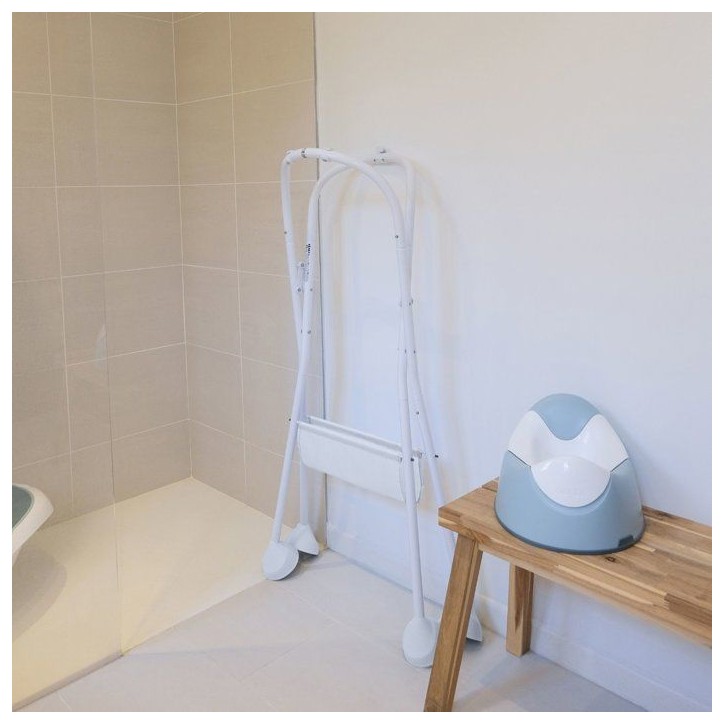 Support pied - BEABA - Pour baignoire Camélé'O - Pliable - Blanc Support pied - BEABA - Pour baignoire Camélé'O - Pliable - Blanc