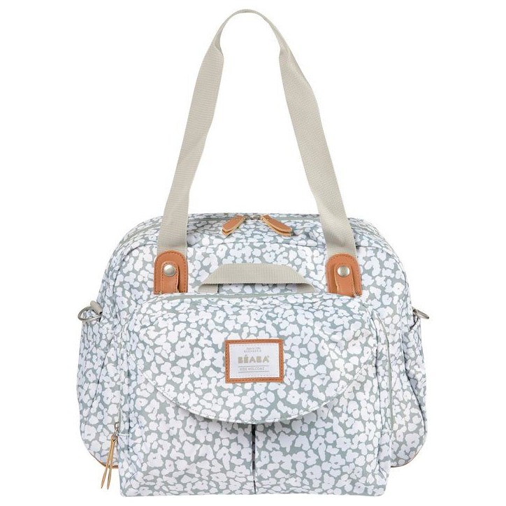 Sac a langer - BÉABA - Geneve - cherry blossom - grande contenance - attaches poussette - accessoires inclus Sac a langer - BÉABA - Geneve - cherry blossom - grande contenance - attaches poussette - accessoires inclus