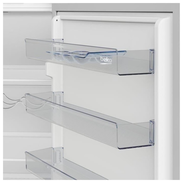 Réfrigérateur intégrable combiné BEKO BCSA285E4ZSN - 271L - Blanc