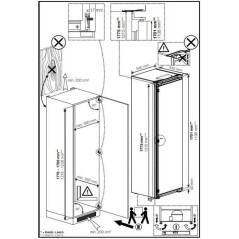Réfrigérateur monoporte - BEKO - BLSA210M4SN - Intégrable - 198 L -