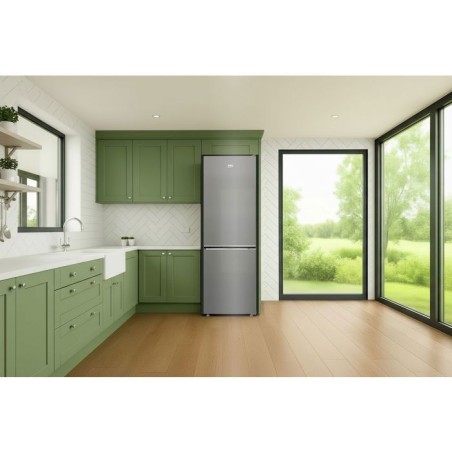 Réfrigérateur combiné - BEKO Série bPro 500 - B5RCNA346HG - 2 portes - 301 L - Classe C - 59,5 x 66,5 x 179,6 cm - Manhattan