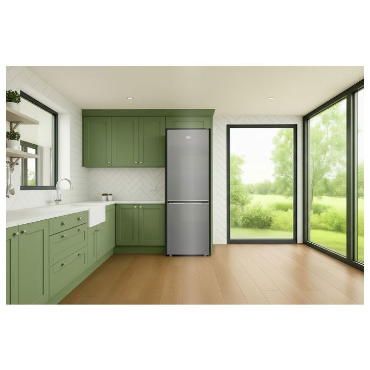 Réfrigérateur combiné - BEKO Série bPro 500 - B5RCNA346HG - 2 portes - 301 L - Classe C - 59,5 x 66,5 x 179,6 cm - Manhattan Réfrigérateur combiné - BEKO Série bPro 500 - B5RCNA346HG - 2 portes - 301 L - Classe C - 59,5 x 66,5 x 179,6 cm - Manhattan