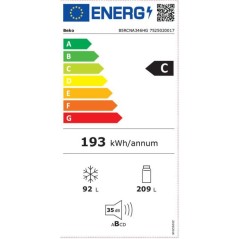 Réfrigérateur combiné - BEKO Série bPro 500 - B5RCNA346HG - 2 port