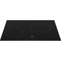 Table de cuisson vitrocéramique - BEKO - 3 foyers - 60 cm - HIC63400