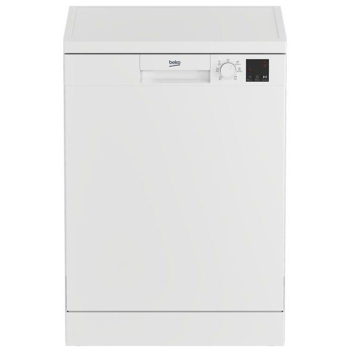 Lave-vaisselle pose libre BEKO DVN06430W b100 - 14 couverts - L60cm - 47 dB - Classe D - Blanc Lave-vaisselle pose libre BEKO DVN06430W b100 - 14 couverts - L60cm - 47 dB - Classe D - Blanc