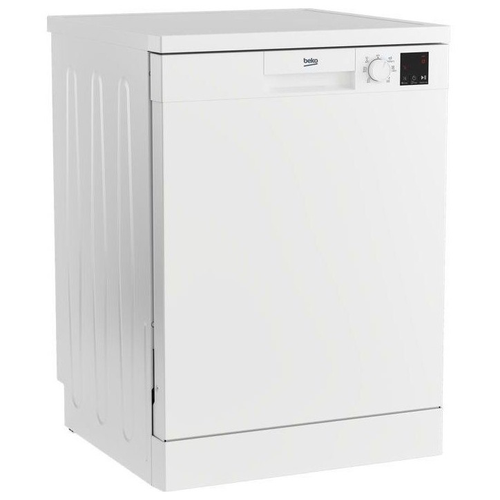 Lave-vaisselle pose libre BEKO DVN06430W b100 - 14 couverts - L60cm - 47 dB - Classe D - Blanc Lave-vaisselle pose libre BEKO DVN06430W b100 - 14 couverts - L60cm - 47 dB - Classe D - Blanc