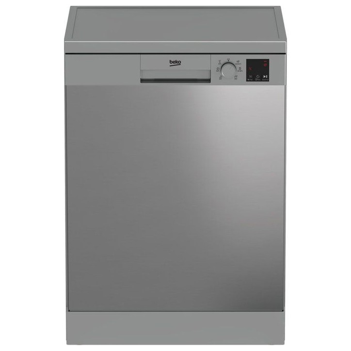 Lave-vaisselle pose libre BEKO Série b100 DVN06430X - 14 couverts - L60cm - 47 dB - Ouverture auto - Inox Lave-vaisselle pose libre BEKO Série b100 DVN06430X - 14 couverts - L60cm - 47 dB - Ouverture auto - Inox
