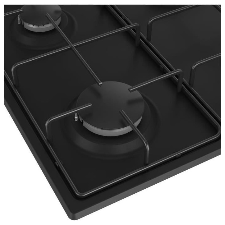 Table de cuisson a gaz - BEKO - 4 feux - 60 cm - HIGG64123SB Table de cuisson a gaz - BEKO - 4 feux - 60 cm - HIGG64123SB