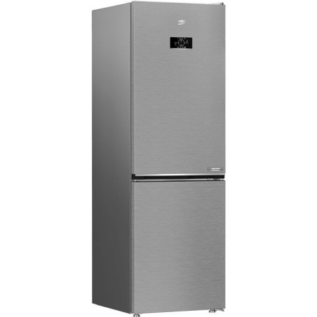 Réfrigérateur combiné - BEKO Série bPro500 - B5RCNE365HXB - 2 portes - 316 L - Classe D - 59,5 x 66,3 x 186,5 cm - Métal br