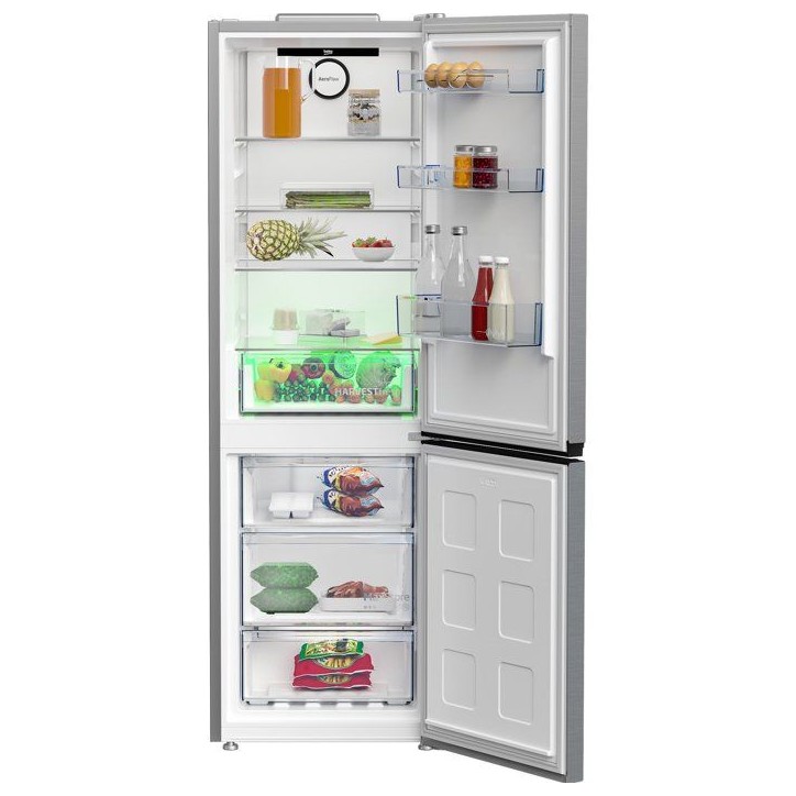 Réfrigérateur combiné - BEKO Série bPro500 - B5RCNE365HXB - 2 portes - 316 L - Classe D - 59,5 x 66,3 x 186,5 cm - Métal br Réfrigérateur combiné - BEKO Série bPro500 - B5RCNE365HXB - 2 portes - 316 L - Classe D - 59,5 x 66,3 x 186,5 cm - Métal br