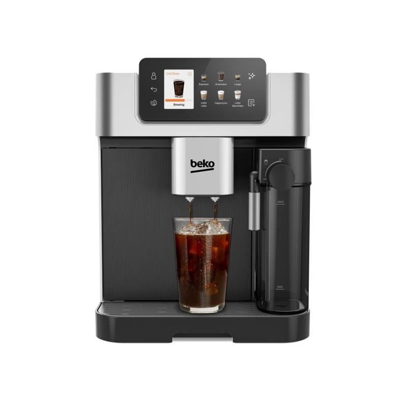 Machine a café avec broyeur - BEKO - CEG7348X - 1350 W - 250g de grai
