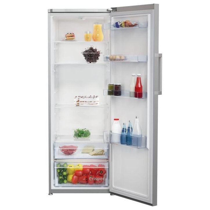 Réfrigérateur monoporte - BEKO - RSSE415K40SN - 367 L - Compartiment 0-3° - Classe E - 171,4x 59,5x 70 - Silver Réfrigérateur monoporte - BEKO - RSSE415K40SN - 367 L - Compartiment 0-3° - Classe E - 171,4x 59,5x 70 - Silver