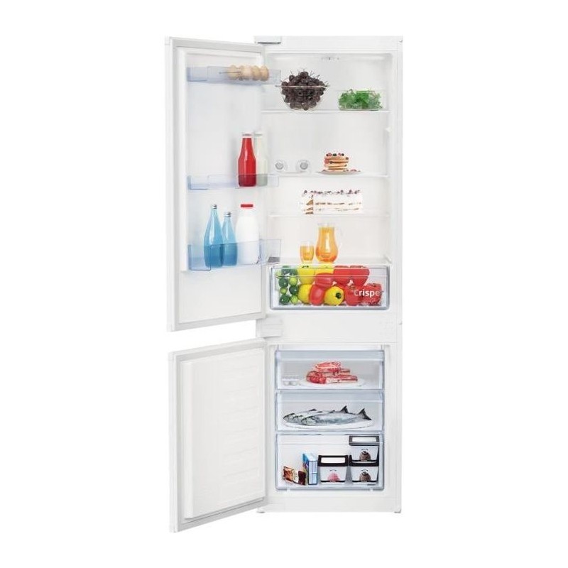 Réfrigérateur combiné - BEKO - Intégrable - 271 L (193 + 78) - Min