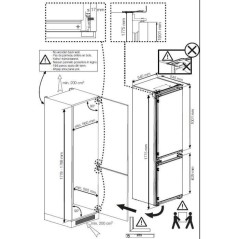 Réfrigérateur combiné - BEKO - Intégrable - 271 L (193 + 78) - Min