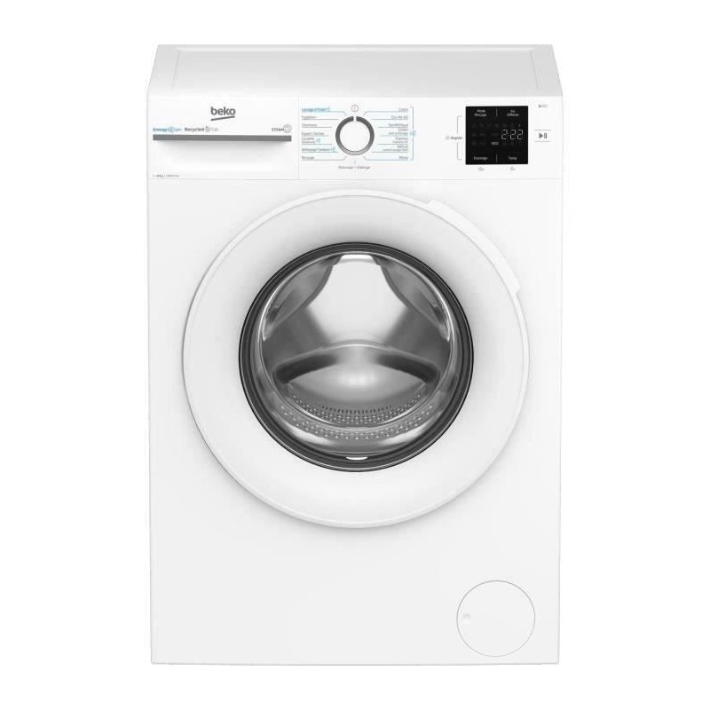 Lave-linge hublot BEKO LLFT310411 - 10 kg - L60cm - 1400 trs/min - Cla