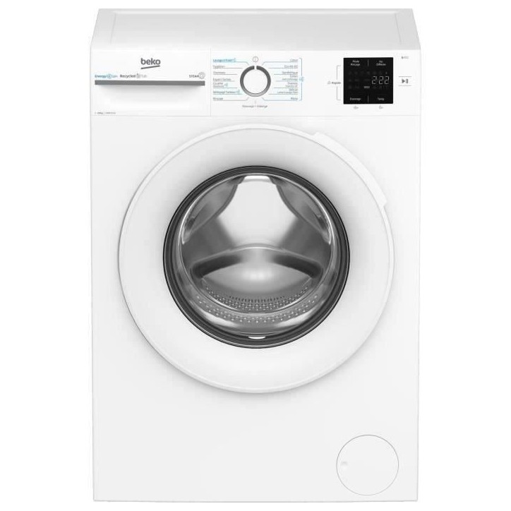 Lave-linge hublot BEKO LLFT310411 - 10 kg - L60cm - 1400 trs/min - Classe A - Blanc Lave-linge hublot BEKO LLFT310411 - 10 kg - L60cm - 1400 trs/min - Classe A - Blanc