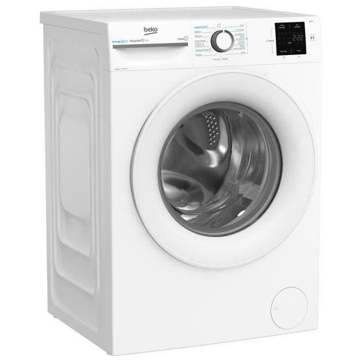 Lave-linge hublot BEKO LLFT310411 - 10 kg - L60cm - 1400 trs/min - Classe A - Blanc Lave-linge hublot BEKO LLFT310411 - 10 kg - L60cm - 1400 trs/min - Classe A - Blanc