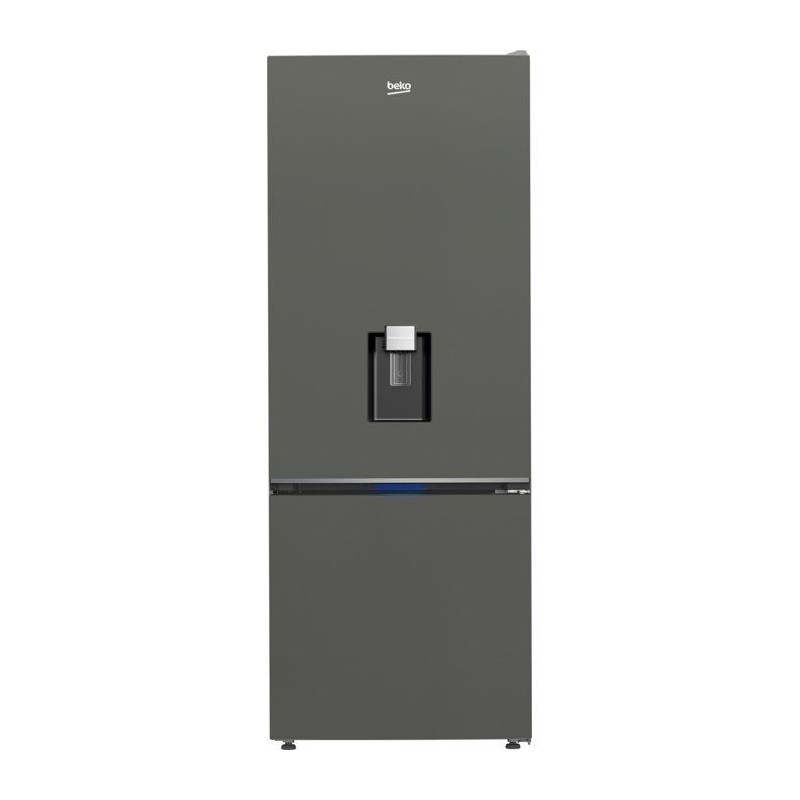 Réfrigérateur combiné - BEKO - B1RCNE534DG -Grande capacité 475 L