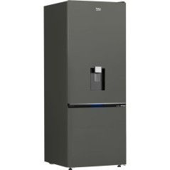 Réfrigérateur combiné - BEKO - B1RCNE534DG -Grande capacité 475 L - Ventilé - Distributeur d'eau - Classe E - 187x70,9x59x7