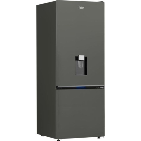Réfrigérateur combiné - BEKO - B1RCNE534DG -Grande capacité 475 L - Ventilé - Distributeur d'eau - Classe E - 187x70,9x59x7