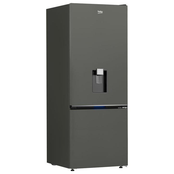 Réfrigérateur combiné - BEKO - B1RCNE534DG -Grande capacité 475 L - Ventilé - Distributeur d'eau - Classe E - 187x70,9x59x7 Réfrigérateur combiné - BEKO - B1RCNE534DG -Grande capacité 475 L - Ventilé - Distributeur d'eau - Classe E - 187x70,9x59x7