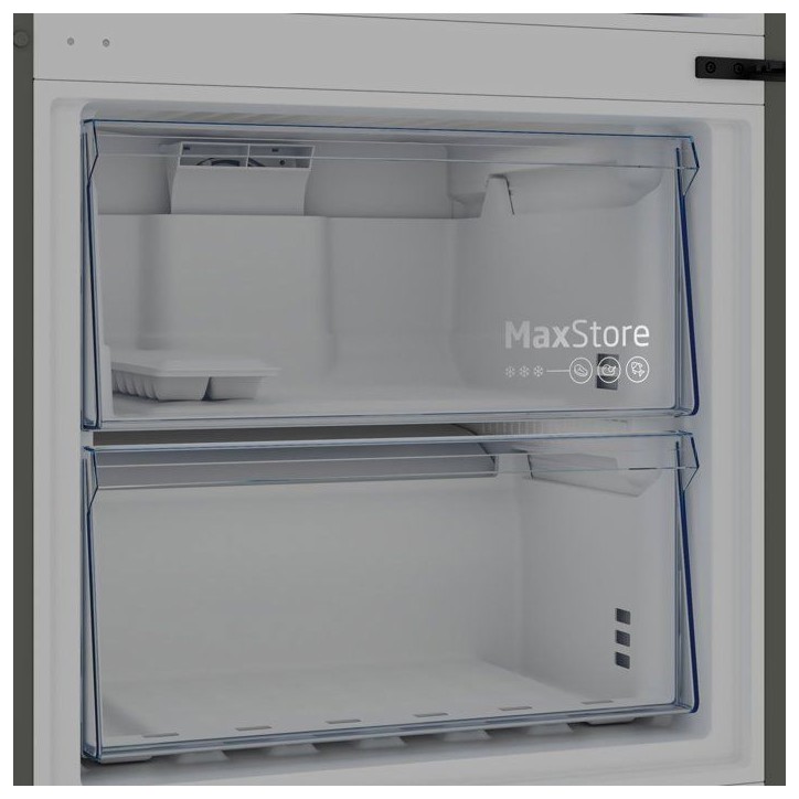 Réfrigérateur combiné - BEKO - B1RCNE534DG -Grande capacité 475 L - Ventilé - Distributeur d'eau - Classe E - 187x70,9x59x7 Réfrigérateur combiné - BEKO - B1RCNE534DG -Grande capacité 475 L - Ventilé - Distributeur d'eau - Classe E - 187x70,9x59x7