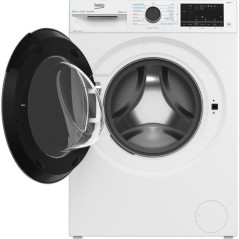 Lave-linge hublot BEKO B7WFU39411WDOS Série bPro 700 - 9 kg - Induction - L60cm - 1400 trs/min - Classe A - Autodose - Blanc