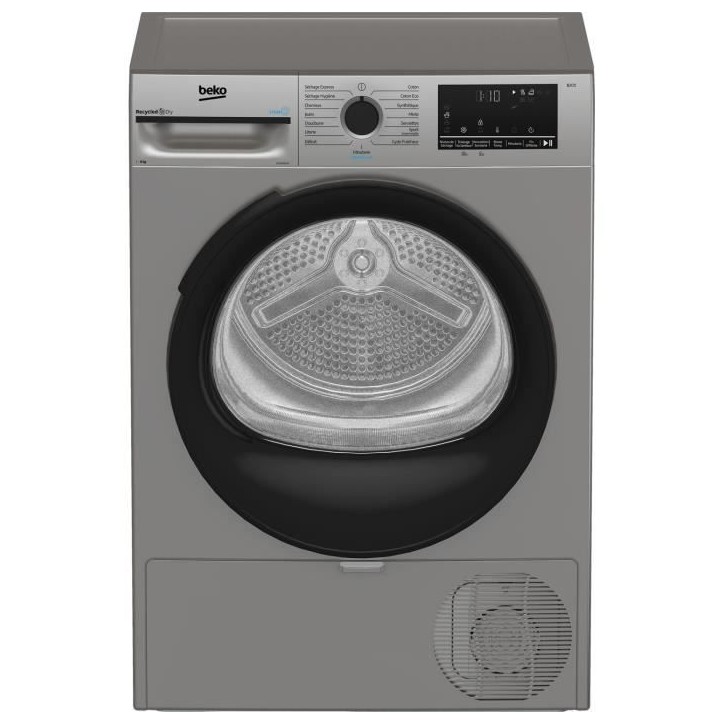 Seche-linge pompe a chaleur BEKO D3H28E93S Eco Sense - 8 kg - L60cm - Silver Seche-linge pompe a chaleur BEKO D3H28E93S Eco Sense - 8 kg - L60cm - Silver