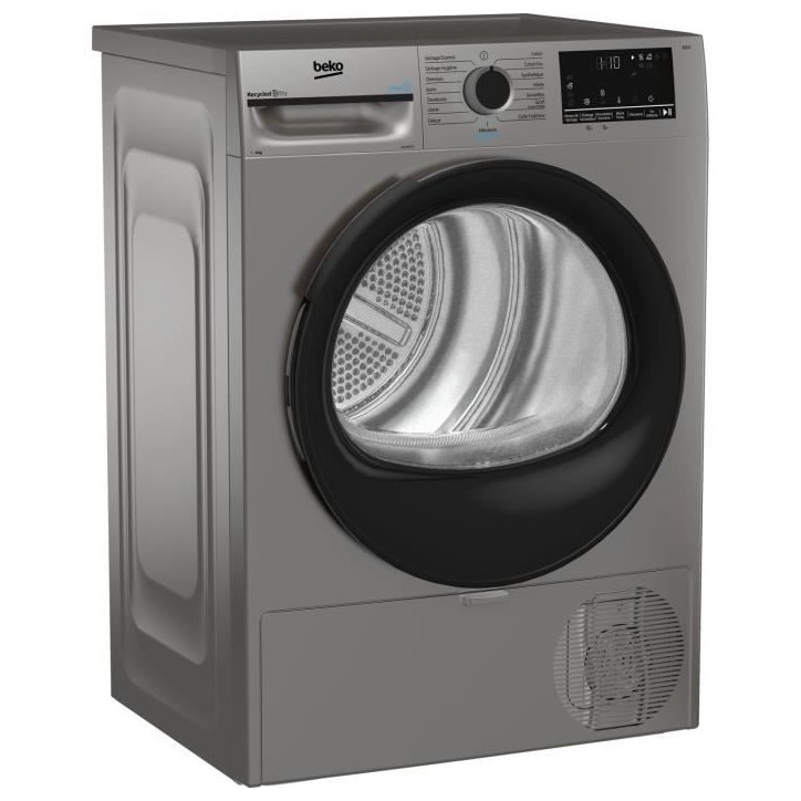 Seche-linge pompe a chaleur BEKO D3H28E93S Eco Sense - 8 kg - L60cm - Silver Seche-linge pompe a chaleur BEKO D3H28E93S Eco Sense - 8 kg - L60cm - Silver