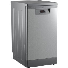 Lave-vaisselle pose libre BEKO BDFS15030X - 10 couverts - Induction - L45 cm - 47 dBA - Classe D - Inox Anti-trace