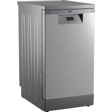 Lave-vaisselle pose libre BEKO BDFS15030X - 10 couverts - Induction - L45 cm - 47 dBA - Classe D - Inox Anti-trace
