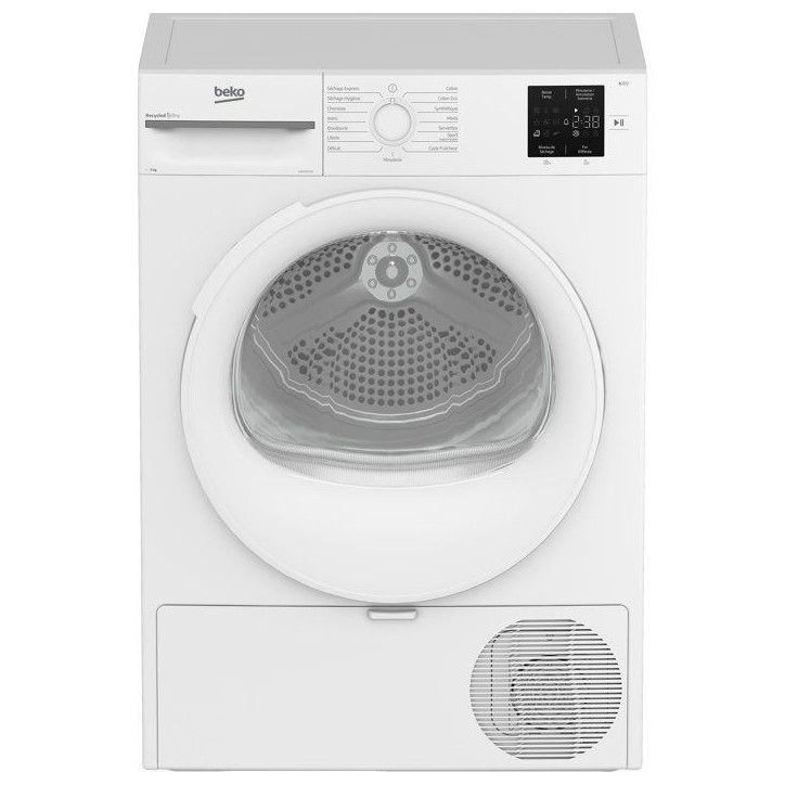 Seche-linge pompe a chaleur BEKO D3H19E01W Série bPro 500 - 9 kg - L60cm - Blanc Seche-linge pompe a chaleur BEKO D3H19E01W Série bPro 500 - 9 kg - L60cm - Blanc