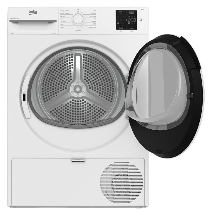 Seche-linge pompe a chaleur BEKO D3H19E01W Série bPro 500 - 9 kg - L60cm - Blanc Seche-linge pompe a chaleur BEKO D3H19E01W Série bPro 500 - 9 kg - L60cm - Blanc