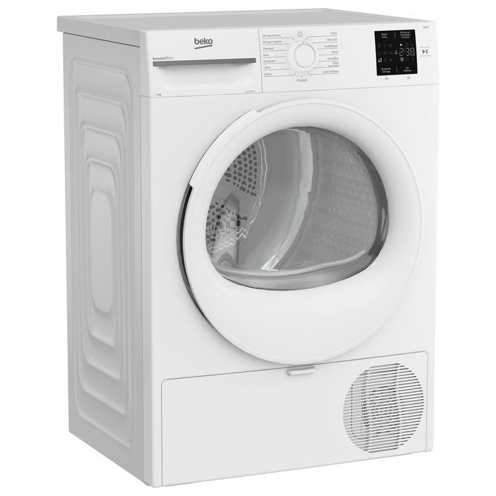 Seche-linge pompe a chaleur BEKO D3H19E01W Série bPro 500 - 9 kg - L60cm - Blanc Seche-linge pompe a chaleur BEKO D3H19E01W Série bPro 500 - 9 kg - L60cm - Blanc