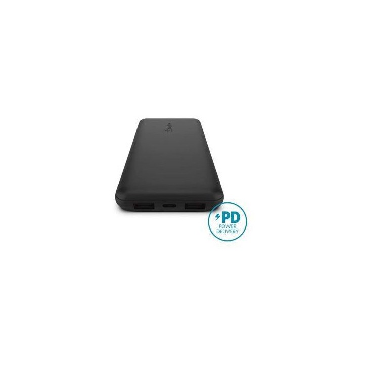 Batterie externe - BELKIN - 20 000 mAh - USB-A & USB-C - 15 W - Noir Batterie externe - BELKIN - 20 000 mAh - USB-A & USB-C - 15 W - Noir