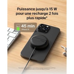 Pad de recharge - BELKIN - USB-C - 15 W - Noir