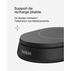Support de charge magnétique - BELKIN - Qi2 - 15W - Noir