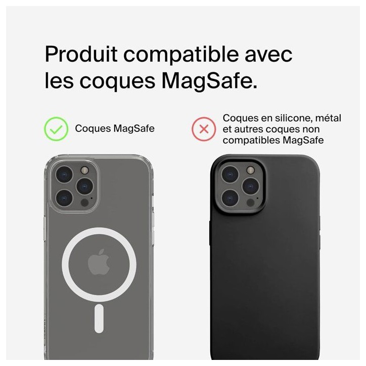 Socle de recharge - BELKIN - Qi2 - 3-en-1 - Noir Socle de recharge - BELKIN - Qi2 - 3-en-1 - Noir