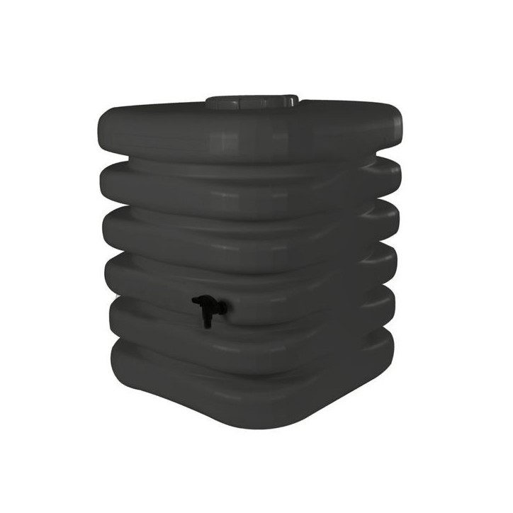 Récupérateur d'eau - BELLI - Cubique - 1000 L - Anthracite Récupérateur d'eau - BELLI - Cubique - 1000 L - Anthracite