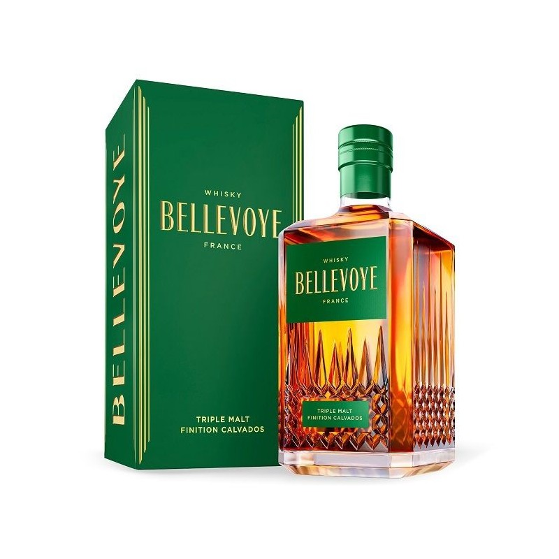 BELLEVOYE - VERT - Whisky - Triple Malt - Origine : France - 43 % alco