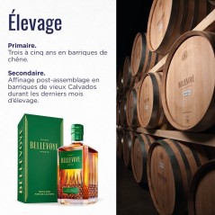 BELLEVOYE - VERT - Whisky - Triple Malt - Origine : France - 43 % alco
