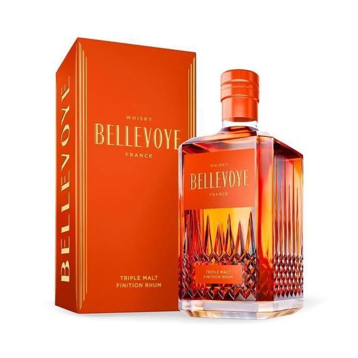 BELLEVOYE Orange - Whisky Triple Malt - Whisky Français Bellevoye - 40 % Alcool - Origine : 100 % France - 70 cl BELLEVOYE Orange - Whisky Triple Malt - Whisky Français Bellevoye - 40 % Alcool - Origine : 100 % France - 70 cl