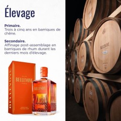 BELLEVOYE Orange - Whisky Triple Malt - Whisky Français Bellevoye - 4