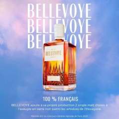 BELLEVOYE - BLANC - Whisky - Triple Malt - Origine : France - 40 % alc